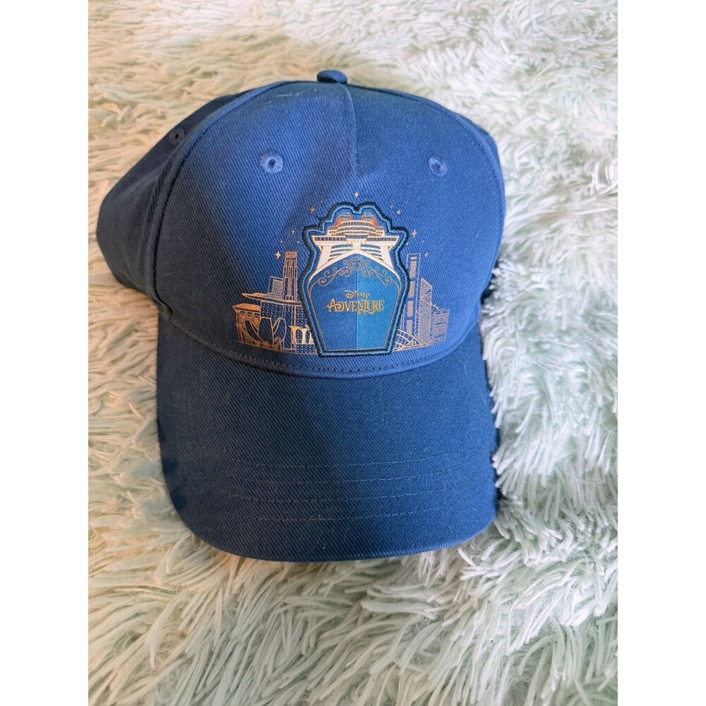 Disney Cruise Line Baseball Hat Adult Adventure Singapore Blue Adjustable DCL